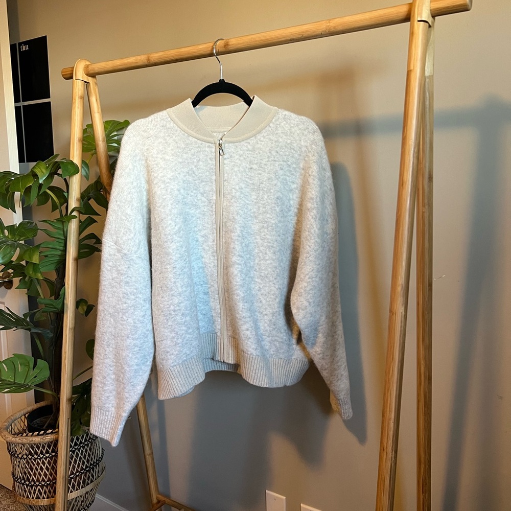 NWOT Lululemon alpaca wool sweater jacket
